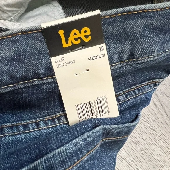 Lee WOMEN'S INSTANTLY SLIMS RELAXED FIT STRAIGHT LEG JEAN size 10 - Picture 4 of 7